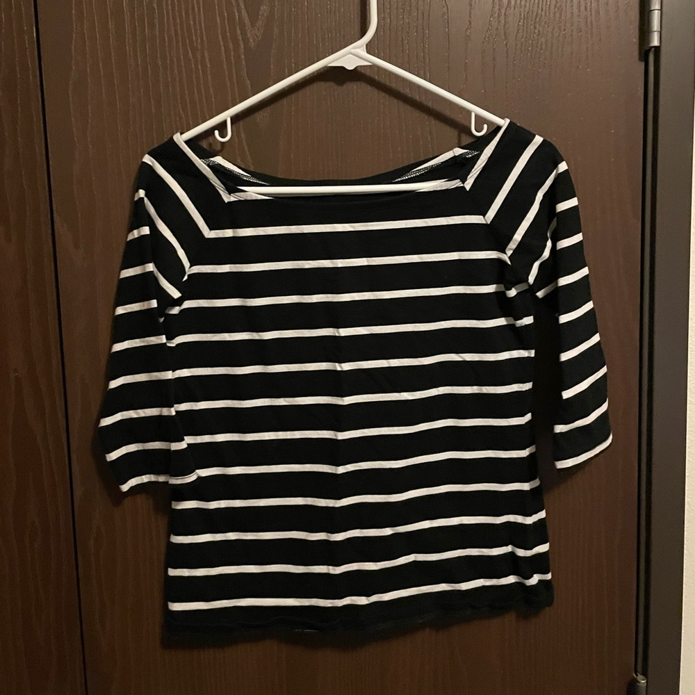 COPY - Gap Striped Boat Neck Top